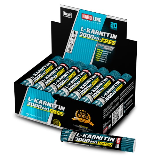 Hardline L-Karnitin Matrix 3000 Mg Limon 20 Adet (30 Ml)